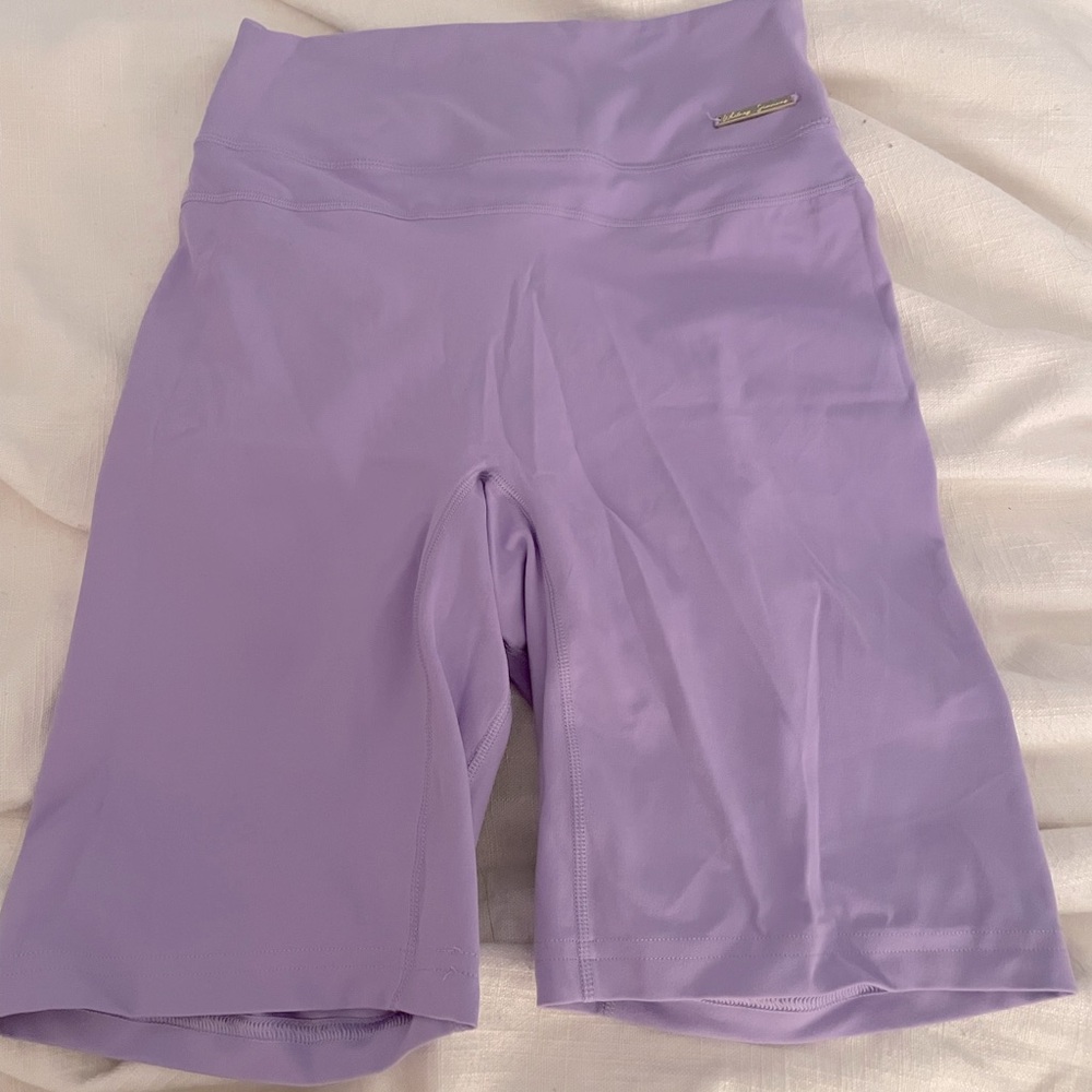 gymshark Whitney Simmons lavender shorts size small